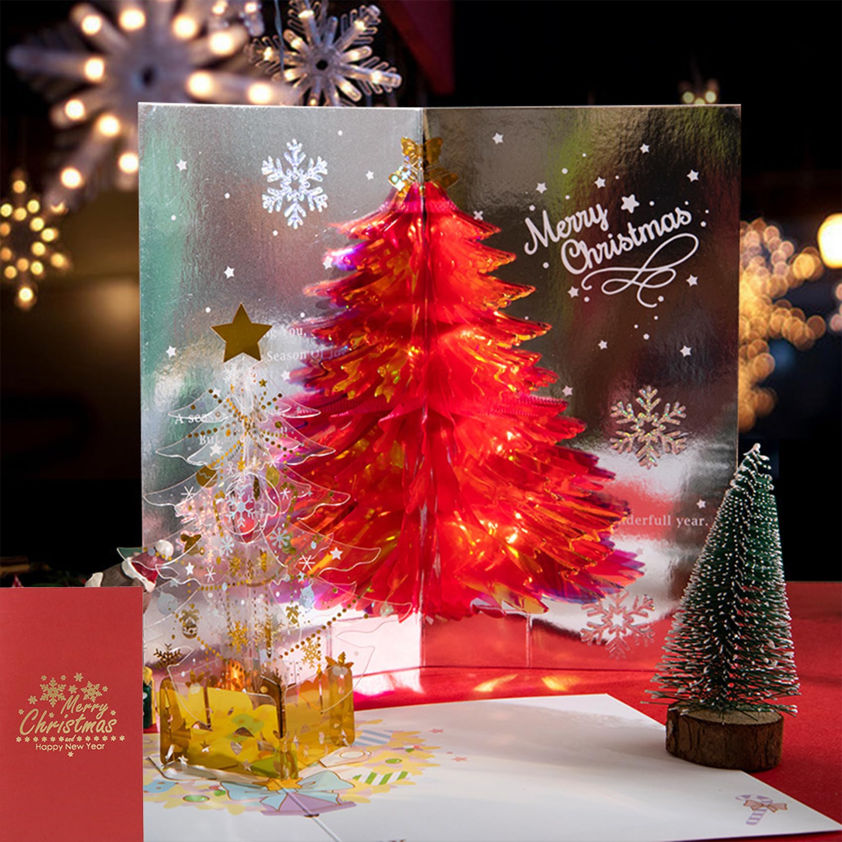 3D Christmas Cards — Unfold a Sparkling Surprise