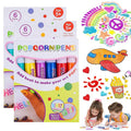 Magical Puffy Popcorn Pens — Creative 3D Painting Fun for Young & Old 6-Piece Set