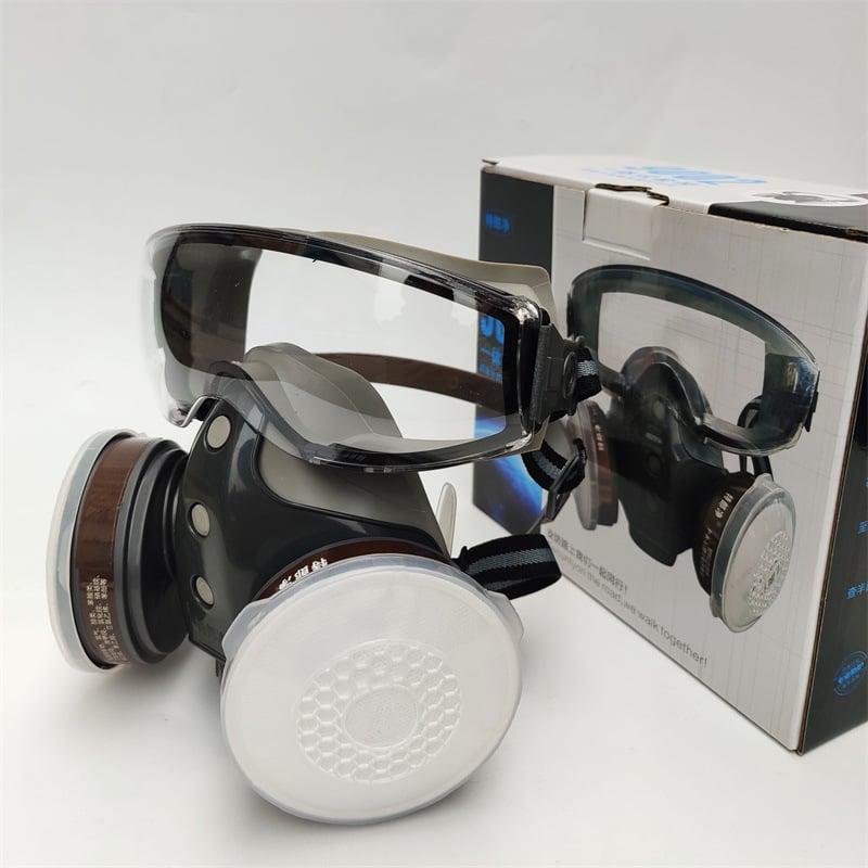 Integrated Respiratory Mask — Dustproof Half Mask with Dual Filtration