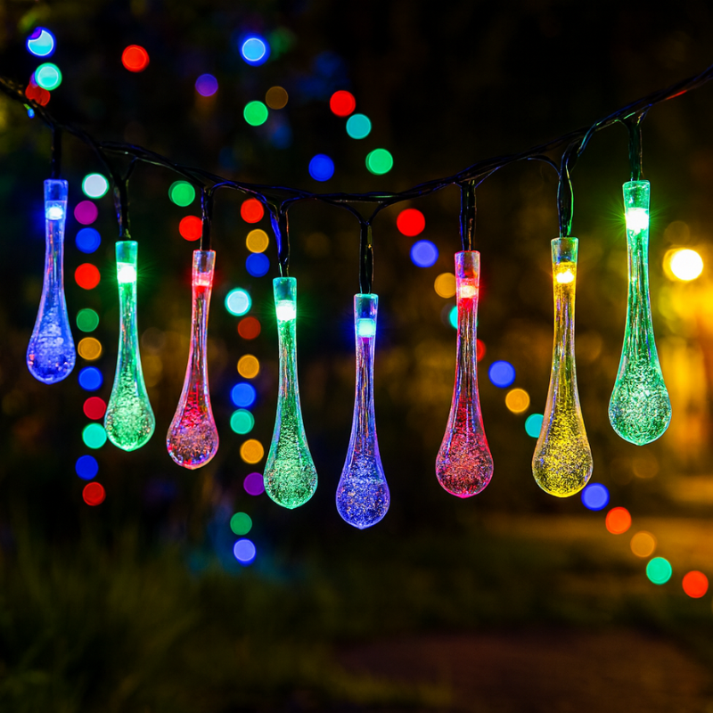 Solar-Powered String Lights — Warmth and Magic for the Garden