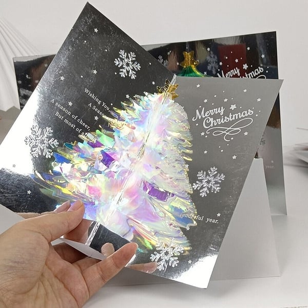 3D Christmas Cards — Unfold a Sparkling Surprise