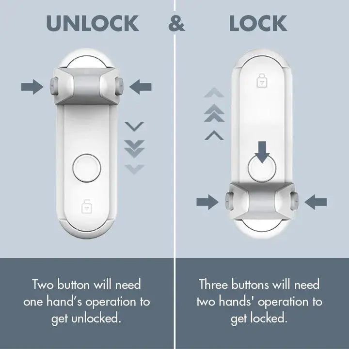 Child Safety Lock — Protection and Peace for Your Home (2 Pieces)