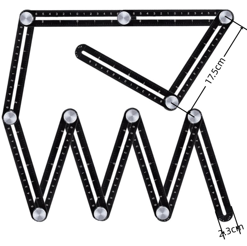 12-fold Multi Angle Measuring Ruler Mivoza Deutschland