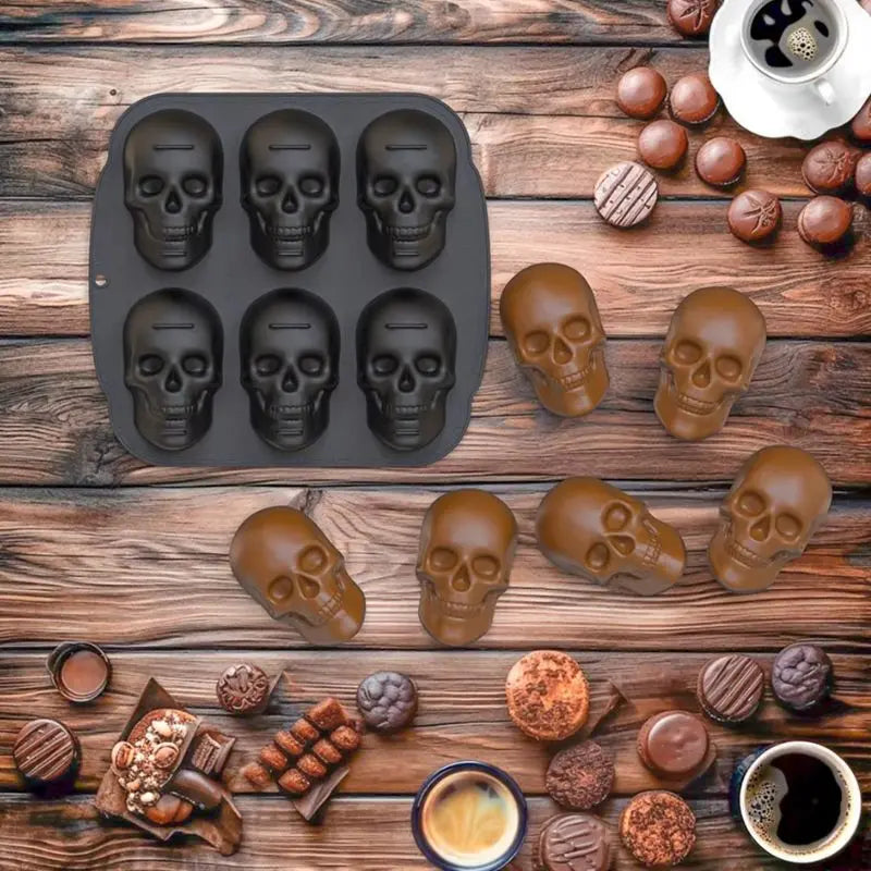 GraveGlam™ — Jaw-Dropping Skull Dessert Mold