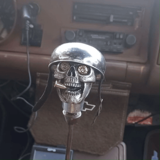 Skull Soldier Gear Shift Knob made of Chrome Alloy