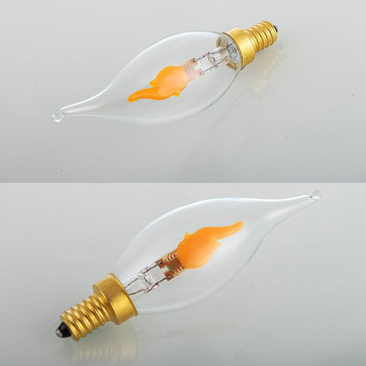 🔥E12 LED Flickering Flame Decoration Light Bulbs -Perfect Ambiance for Halloween Christmas Mivoza Deutschland