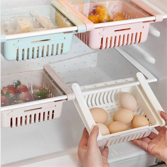 Multipurpose Refrigerator Organizer – Stackable Food Container with Drain