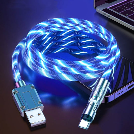 Rotatable Charging Cable — 540° Fast Charging with LED Light