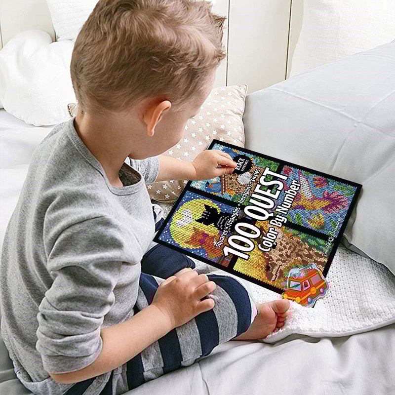 Creative Mosaic Coloring Book — 100 Beautiful Patterns to Color