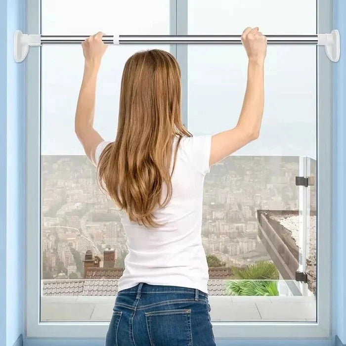 Adjustable Drill-Free Rod – Stainless Steel Curtain Rod