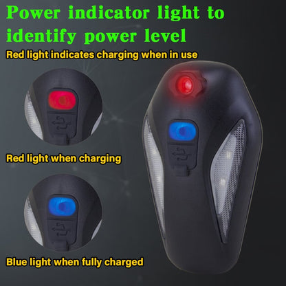 Bicycle Fender Rear Light — Waterproof LED Safety Light with Projection (2 Pieces)