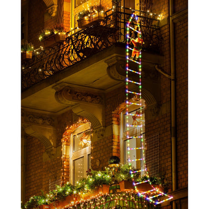 Climbing Santa Claus Ladder Lights — Magical Atmosphere for Your Home