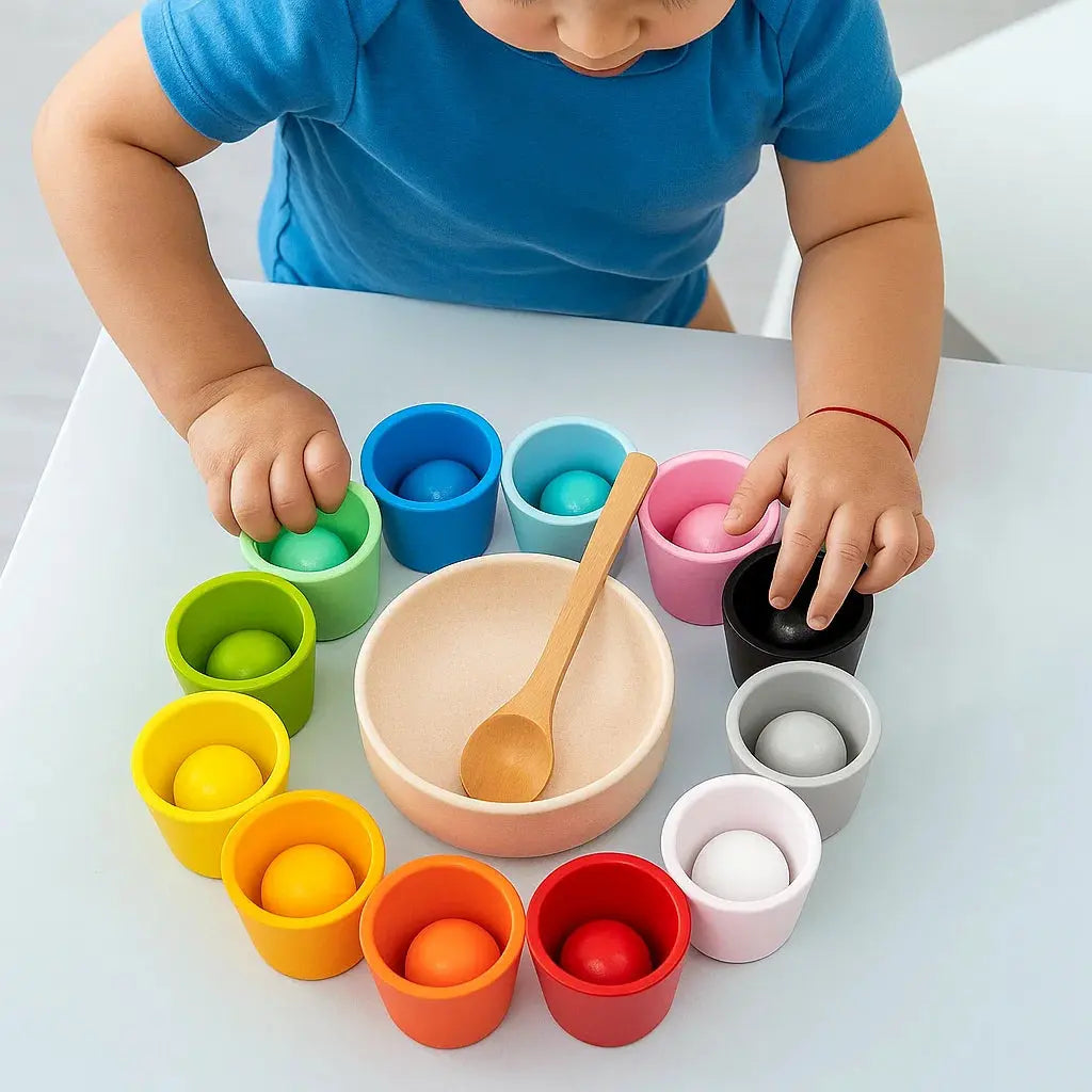 Montessori Color Sorting Toy – Safe & Educational for Toddlers