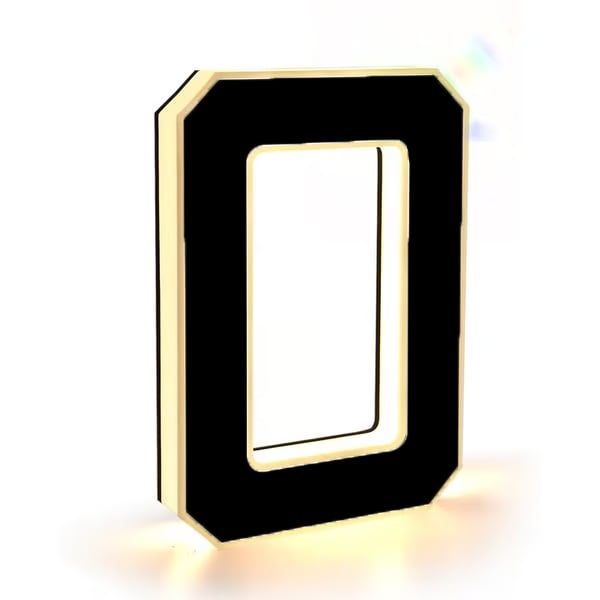 Solar-Powered House Number Light — Stylish Visibility at Night