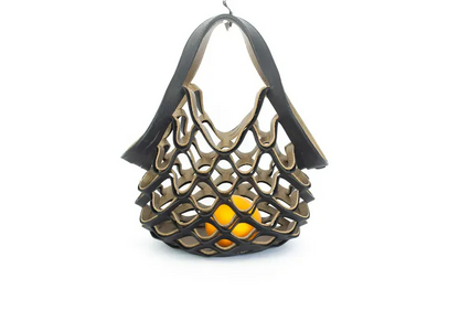 Handcrafted Leather Foldable Tote Bag – Shape-malleable, Lightweight Bag