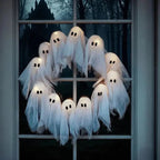 Halloween Decoration Wreath — Mysterious Spirit Glow for Atmosphere