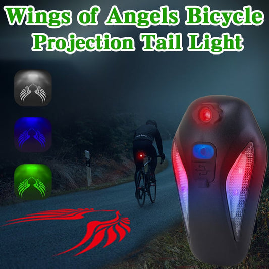 Bicycle Fender Rear Light — Waterproof LED Safety Light with Projection (2 Pieces)