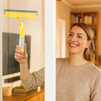3-in-1 Window Squeegee with Spray Function – Streak-Free Glass in One Go