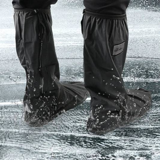Extra durable waterproof shoe covers — stay dry even in heavy rain