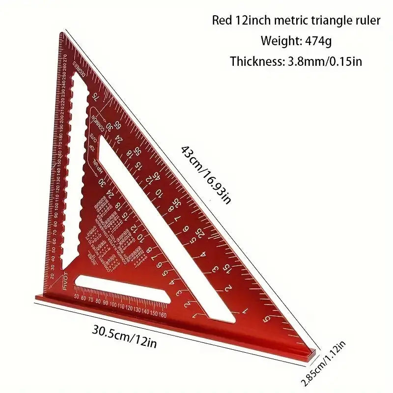 Aluminium-Dreieckwinkelmesser – Genaues Messen für schnelle Ergebnisse