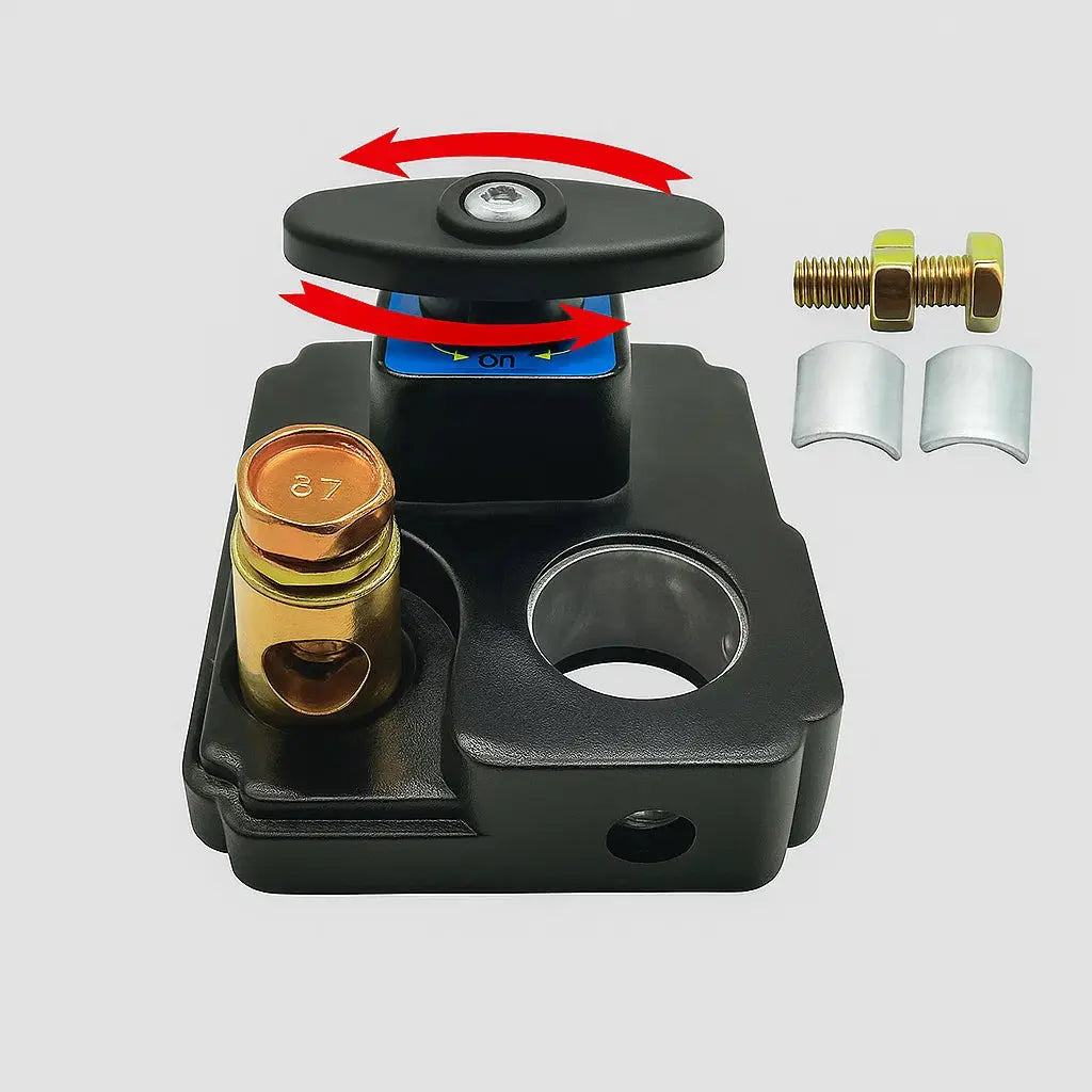 Batterie-Abschalter 12V/24V – Schutz vor Entladung mit nur einer Drehung