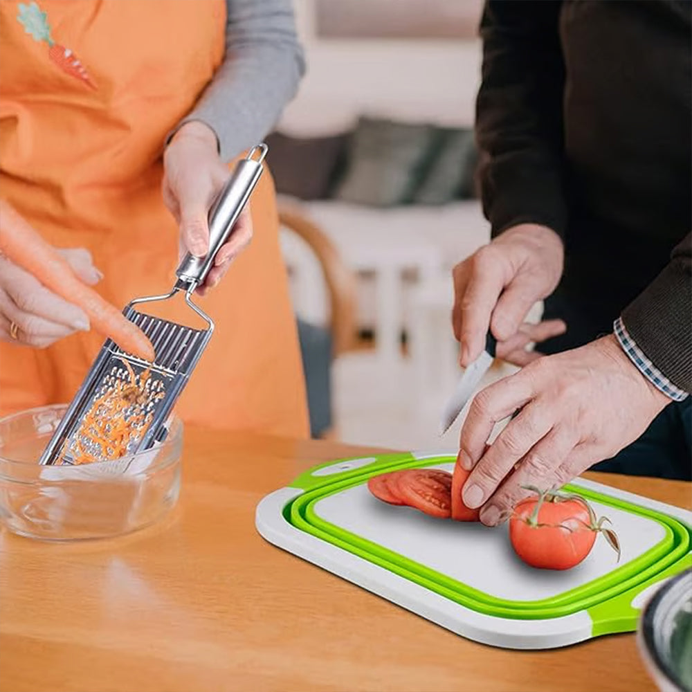 Foldable Washing Bowl with Drain Plug – Space-Saving