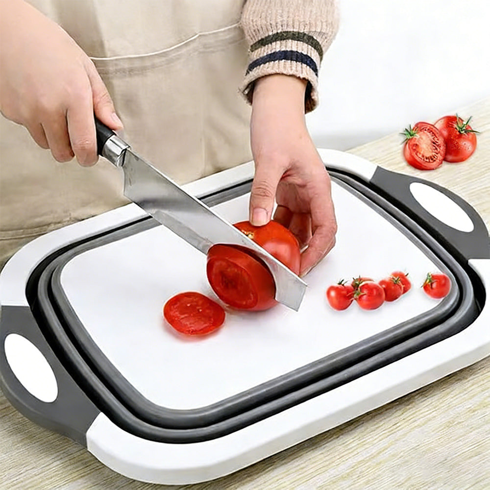 Foldable Washing Bowl with Drain Plug – Space-Saving