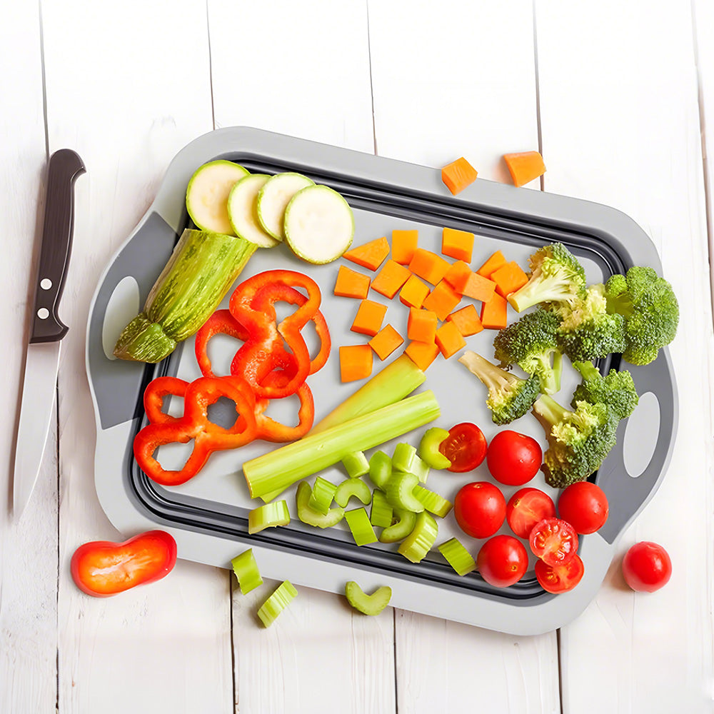 Foldable Washing Bowl with Drain Plug – Space-Saving