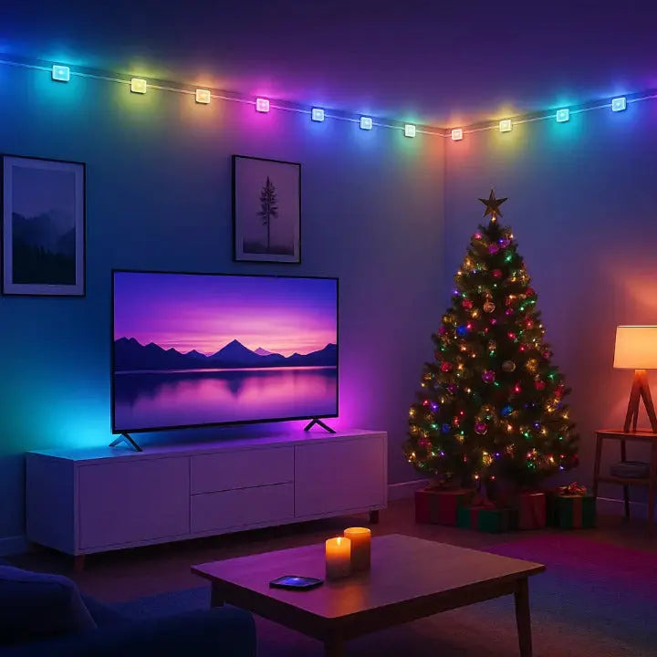 LED RGBIC Outdoor Wall Light