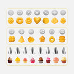 Stainless Steel Cookie Press – Easy One-Hand Baking