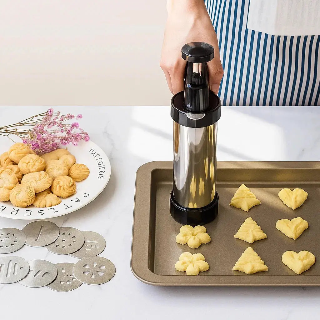 Stainless Steel Cookie Press Set