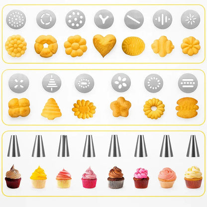 Stainless Steel Cookie Press Set