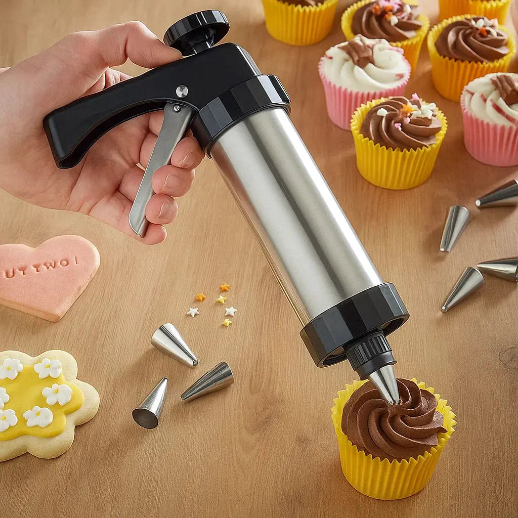 Stainless Steel Cookie Press Set