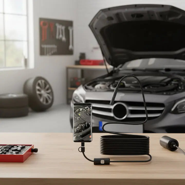 HD Endoskop-Kamera – Blicken Sie überall hinein – Spart über 180 € Handwerkerkosten