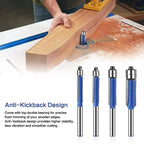 Entgrat- und Poliergerät 4er Satz — Präzise Feinarbeit mit glattem Abschluss