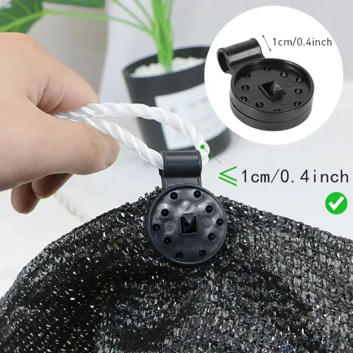 Gartennetz-Klemmen – Haltbar und leicht zum Befestigen von Netzen (50 Stück)