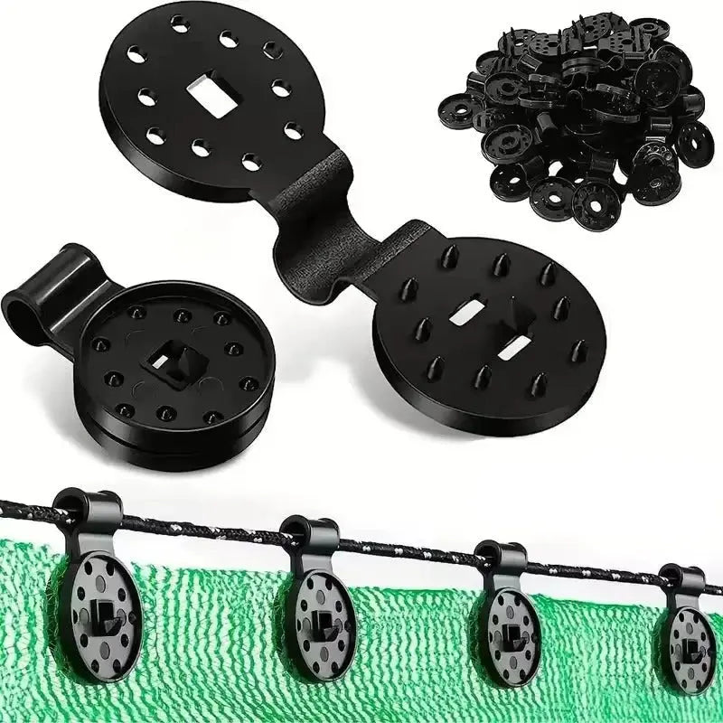 Gartennetz-Klemmen – Haltbar und leicht zum Befestigen von Netzen (50 Stück)