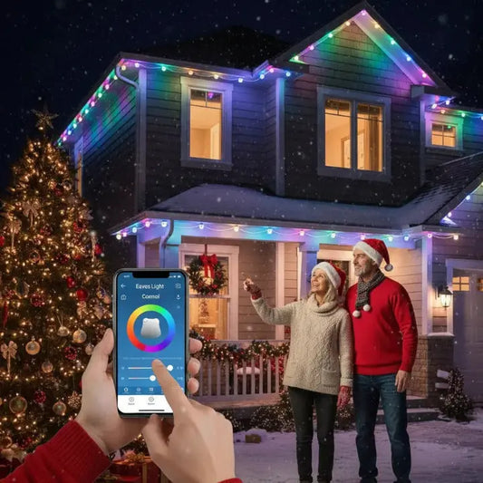 LED RGBIC Outdoor Wall Light