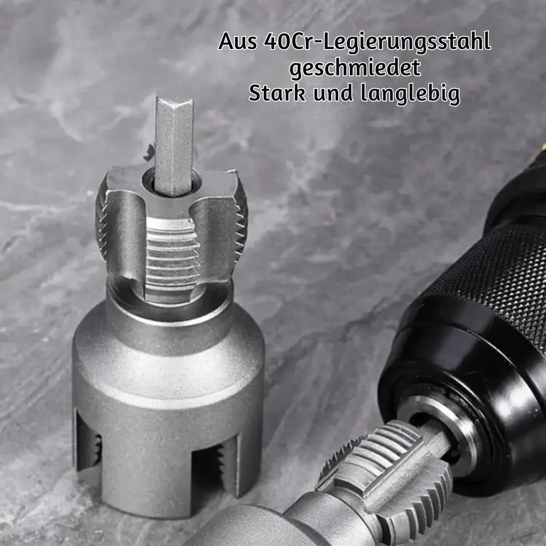 Gewindeschneider-Satz – Für beschädigte Rohre und neue Verbindungen