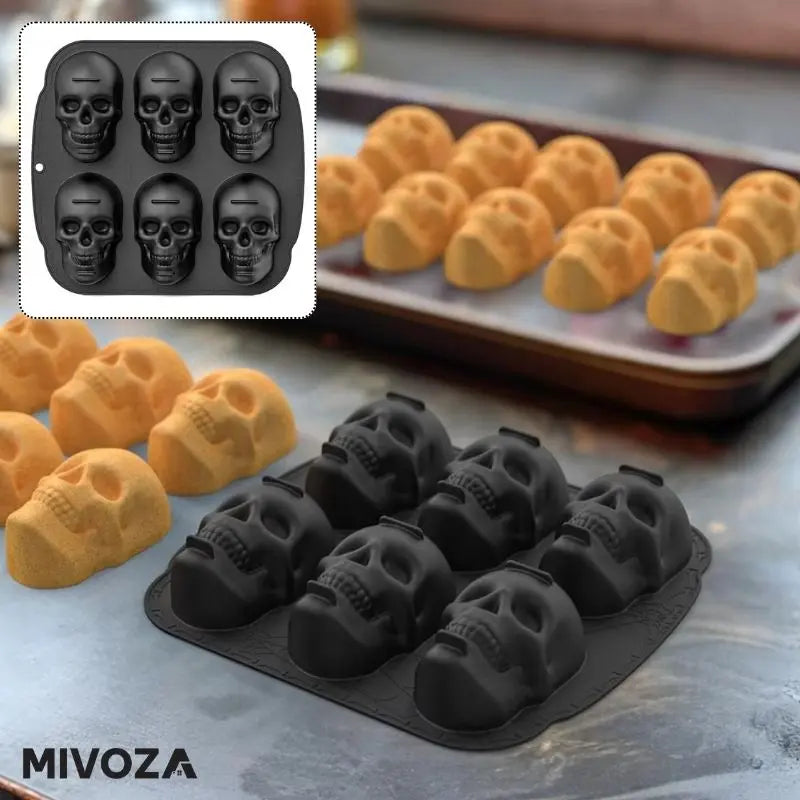 GraveGlam™ — Jaw-Dropping Skull Dessert Mold