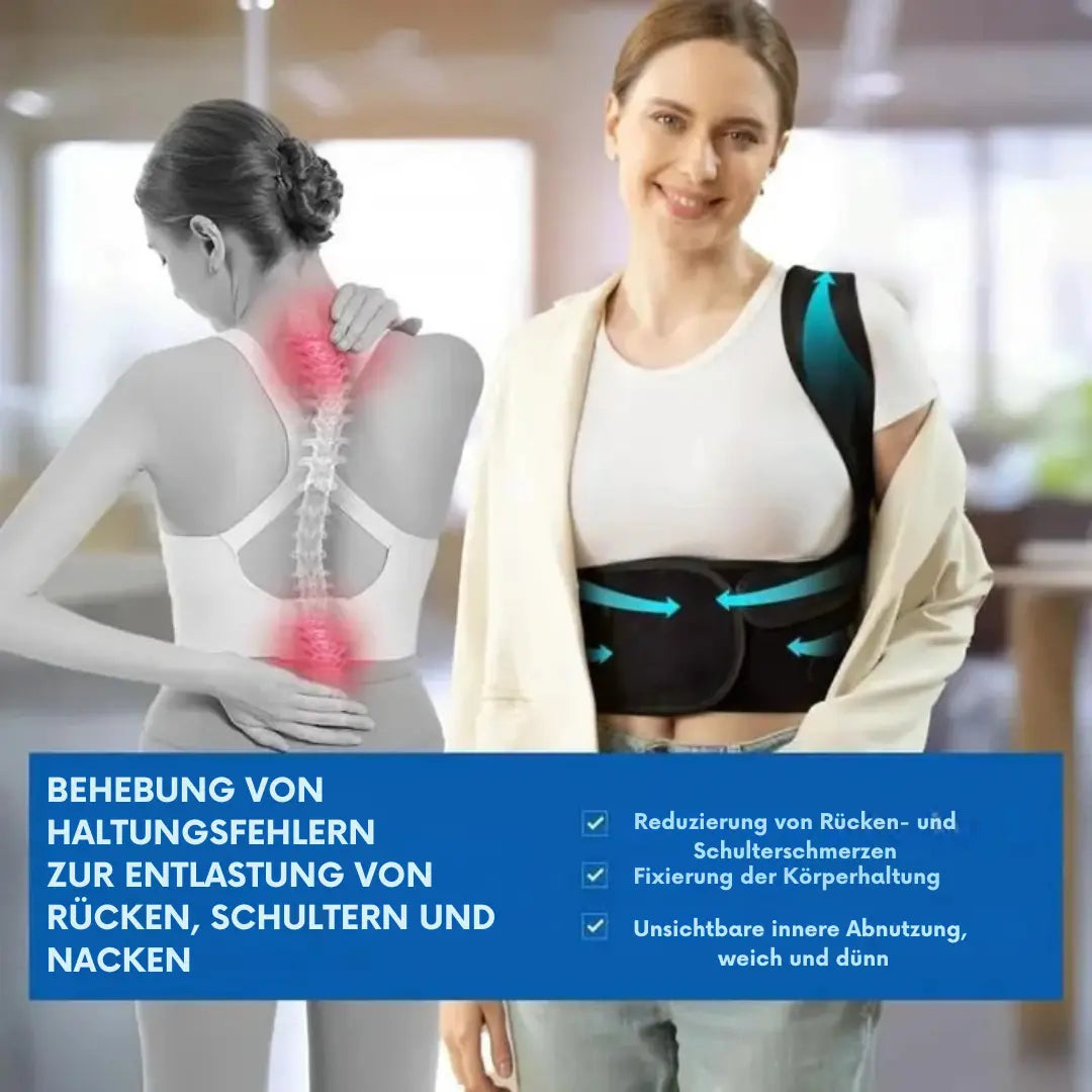 Haltungskorrektur für Frauen und Männer – bei Rücken-, Schulter- und Nackenschmerzen