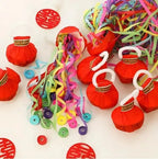 Wurfstreifen aus Papier – Bunte Überraschung ganz ohne Konfettigeschehen (10 Stück)