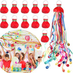 Wurfstreifen aus Papier – Bunte Überraschung ganz ohne Konfettigeschehen (10 Stück)