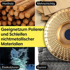 Holzschnitzscheiben-Satz für Winkelschleifer – Sauberes Formen ohne Kraftverlust