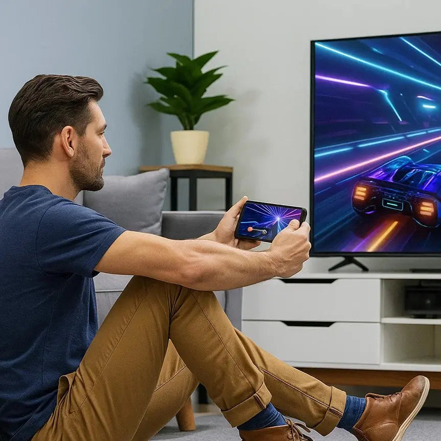 Kabelloser 1080p-Spiegel-Adapter – Inhalte sofort auf dem großen Bildschirm