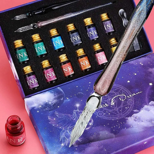 Shimmering Crystal Pen — Creativity with Sparkling Lightness