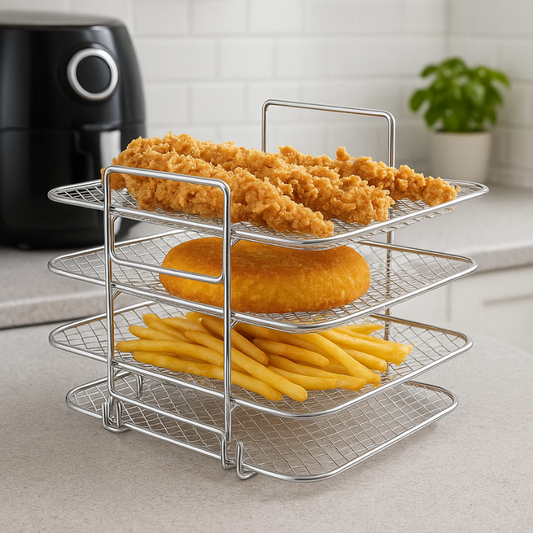 Stainless Steel Rack for Air Fryer — Crispy Results Without Constant Turning