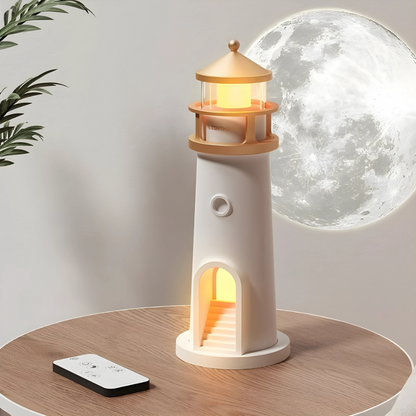 Lighthouse Lamp — Creates Stunning Moon Landscape Projections