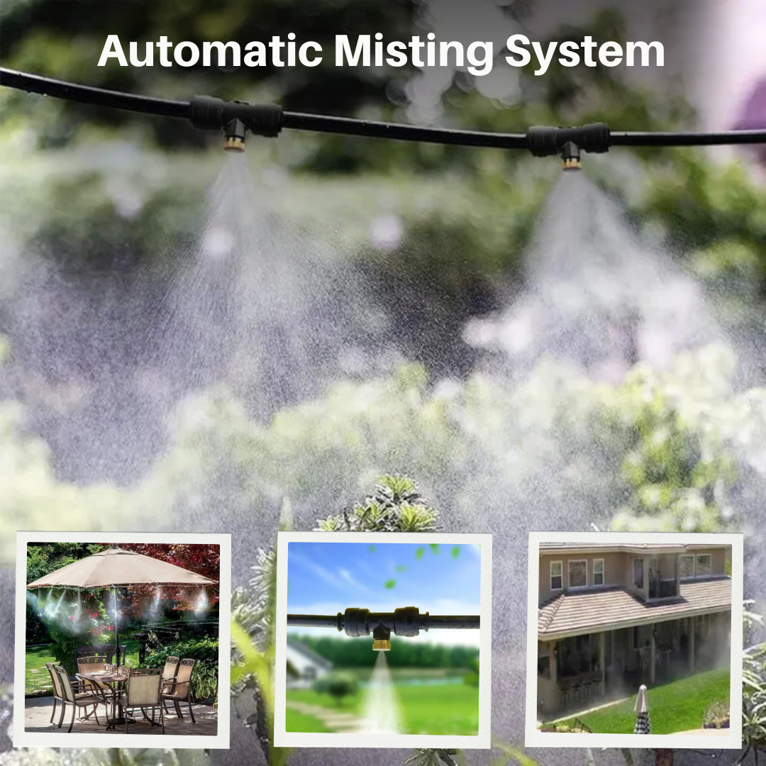 Patio & Garden Misting System – Simple, Hands-Free Cooling