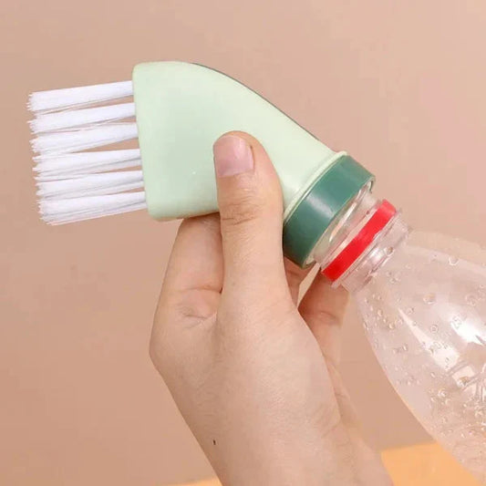 Reinigungsbürste mit Wasserflaschen-Adapter – Passt auf gängige Flaschen Mivoza Deutschland